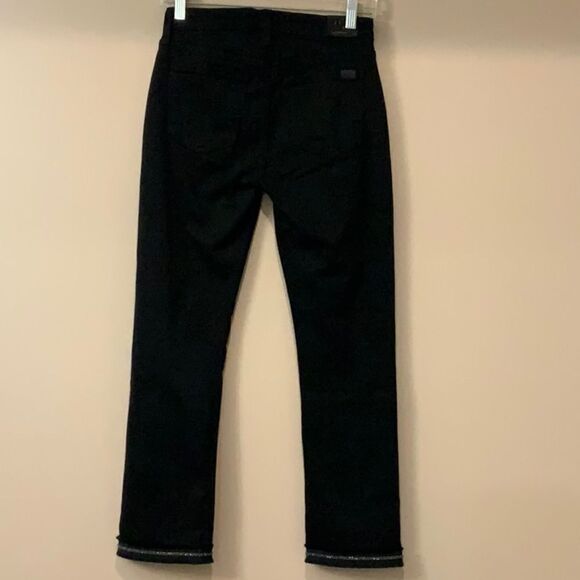 NWT Jen7 for 7 for All Mankind Ankle Straight black 2/26 - Picture 8 of 16